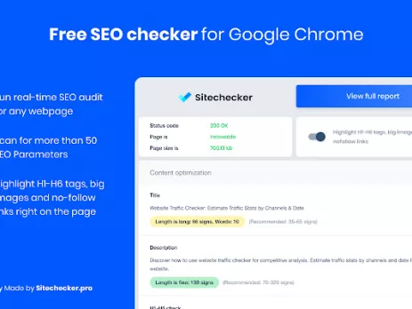 Free Website SEO Analysis Tools