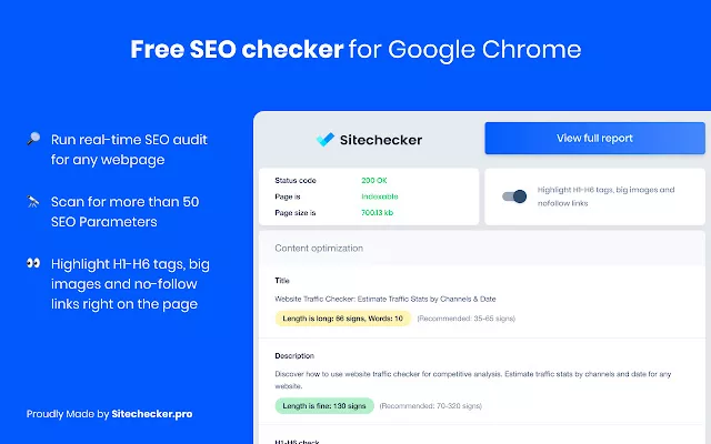 Free Website SEO Analysis Tools