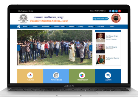 School and Training Institute Website design Jaipur