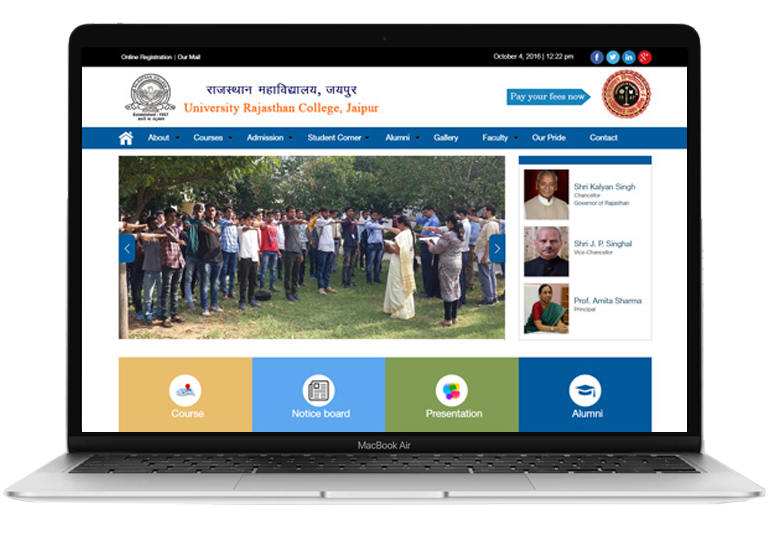 School and Training Institute Website design Jaipur