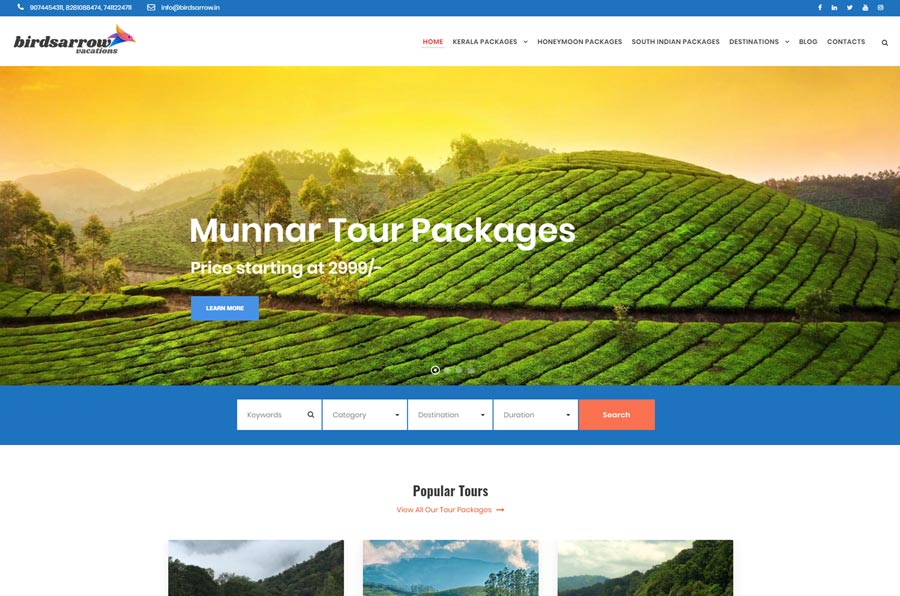 Travel Website Design Company
