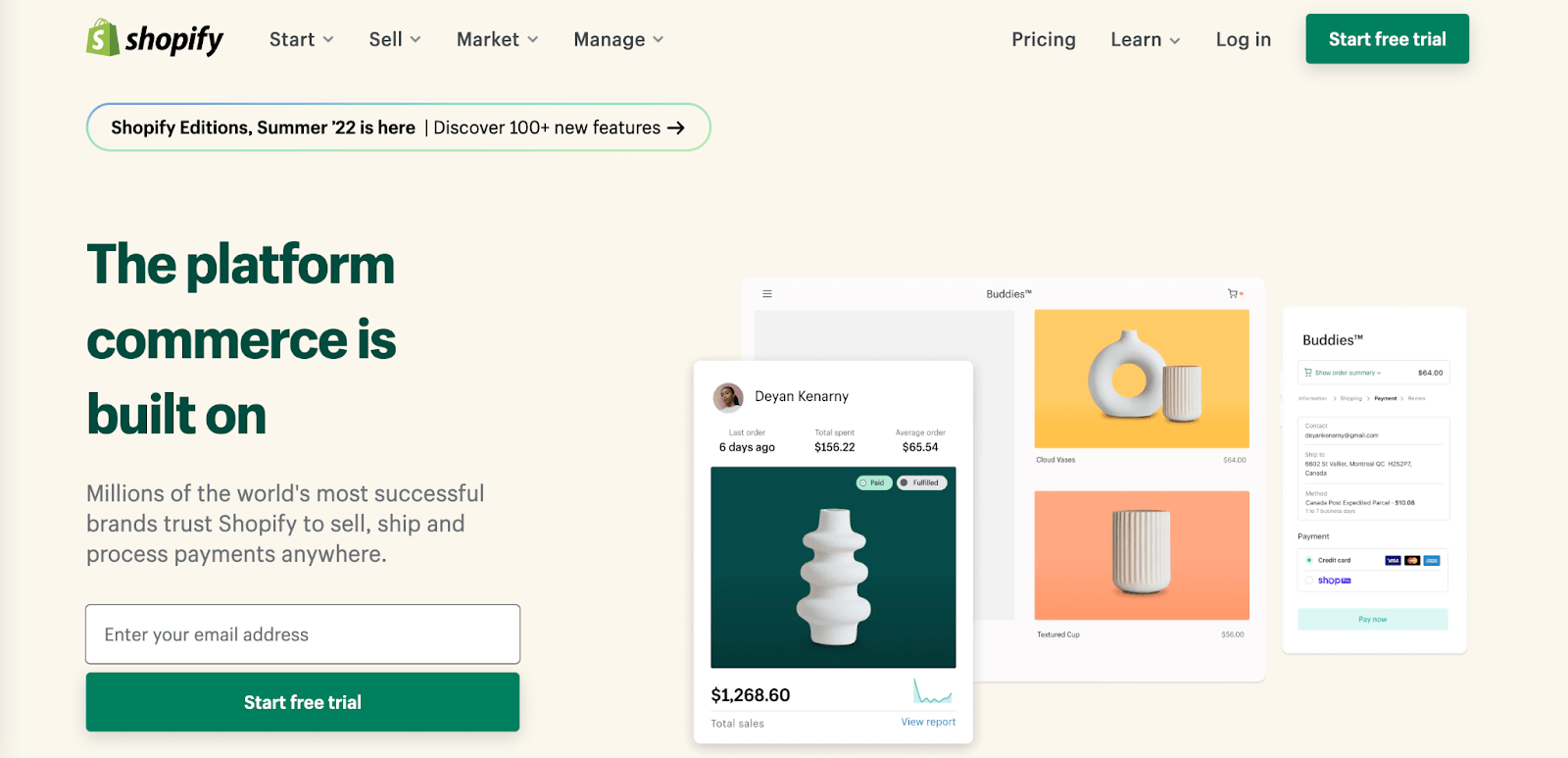 How to make Shopify website