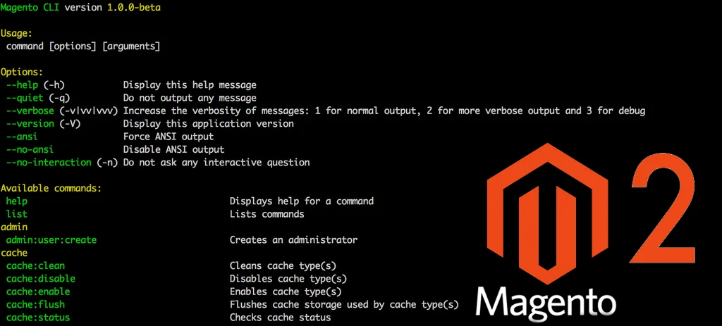 Magento 2 Command Line Interface