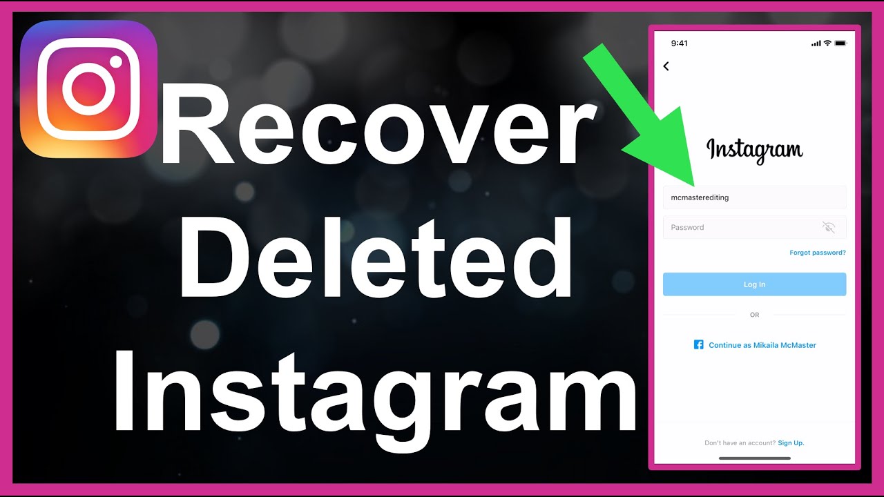 Recover a Deleted Instagram Account