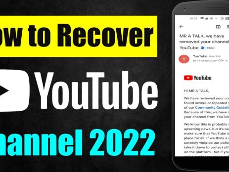 Recover a YouTube Channel