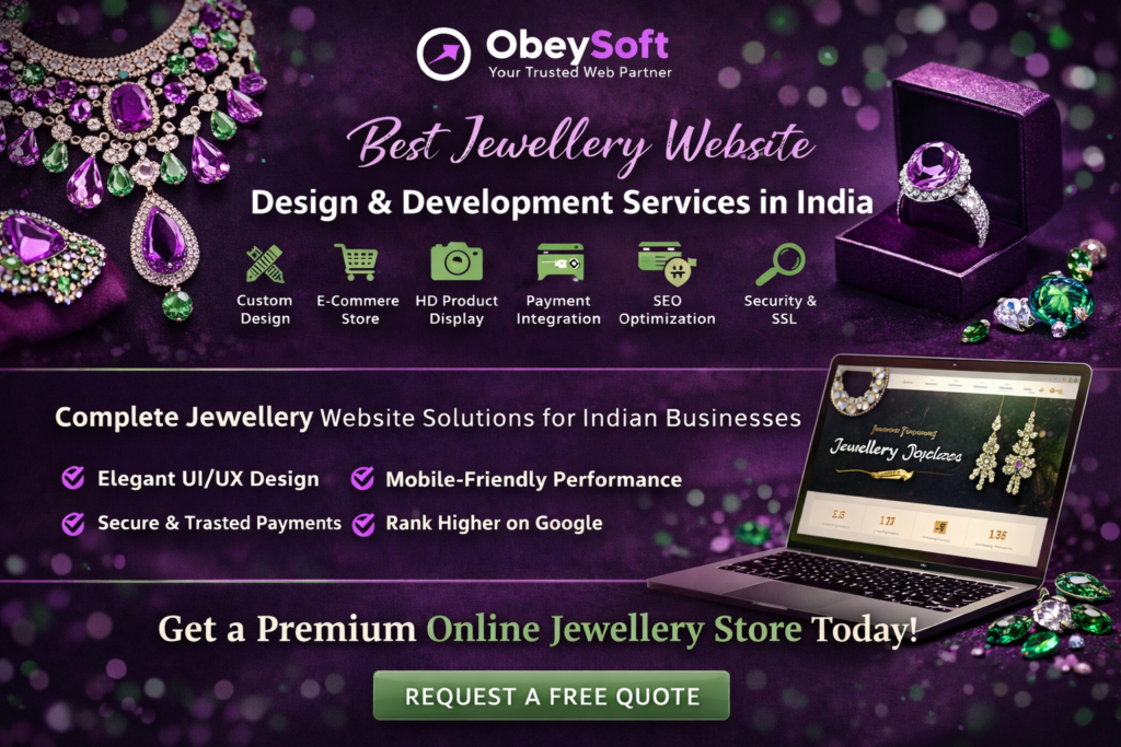 Best Jewellery Website Design & Development Services in India