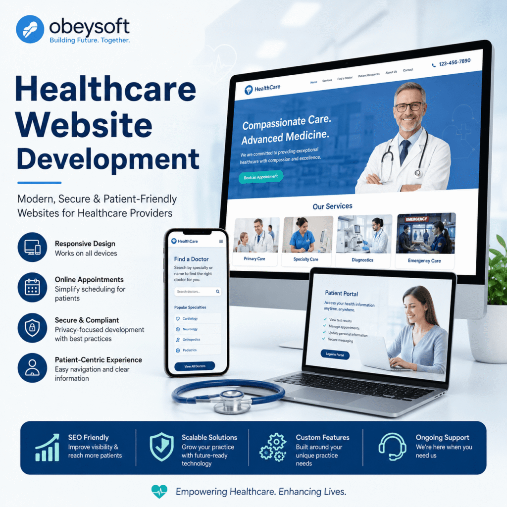 healthcare-website-development-services-obeysoft